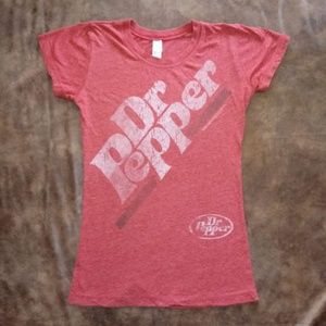 Dr. Pepper Graphic Tee, Red, Size M